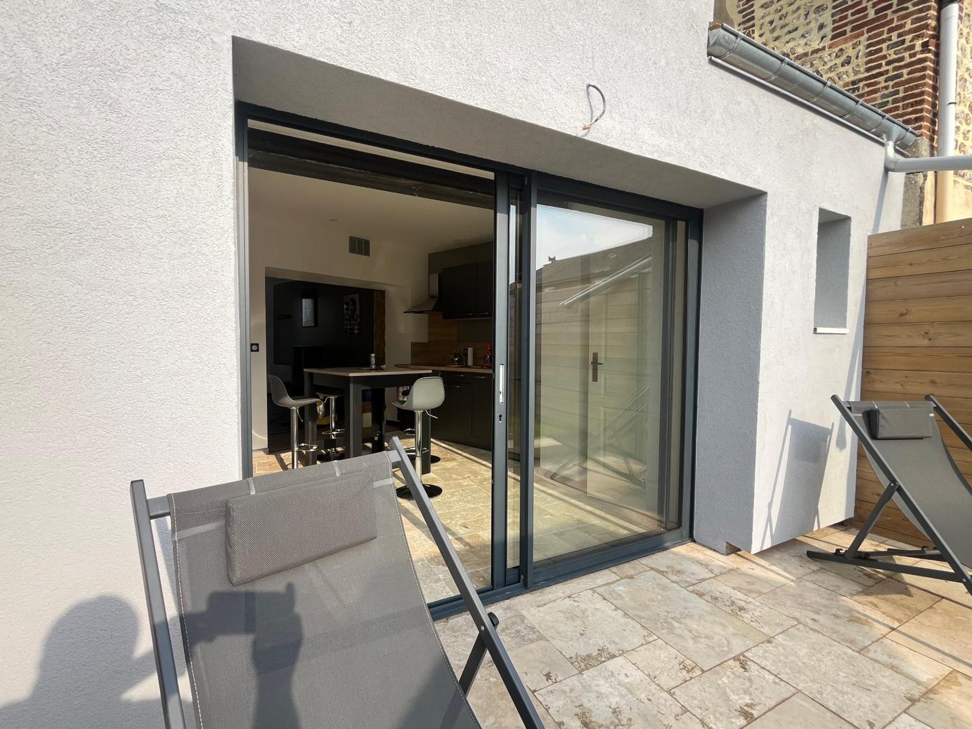 Gite Le Davidson, Maison Avec Jardin Ypreville-Biville Exterior foto